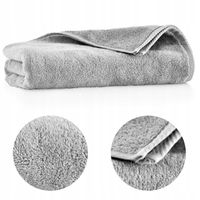 RĘCZNIK KĄPIELOWY SZARY DUŻY 70x140 BAWEŁNA