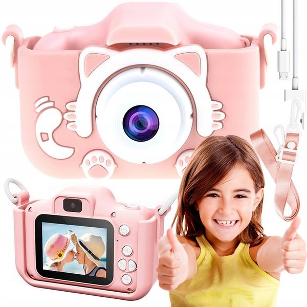 APARAT CYFROWY FOTOGRAFICZNY KAMERA DLA DZIECI GRY zdjęcie 1