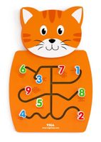 Viga 50676 Sensoryczna tablica manipulacyjna - kotek