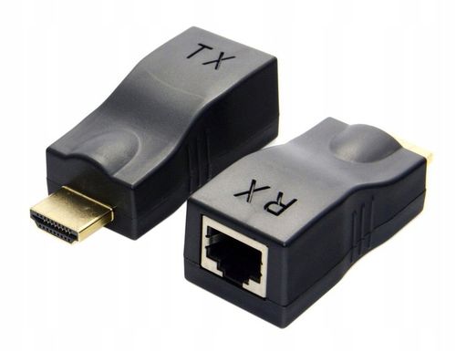 EXTENDER HDMI PRZEZ ZŁĄCZE RJ45 CAT 5E/6 30M 4K na Arena.pl