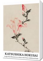Obraz 40x60cm Design Large Pink Blossom, Hokusai Vintage do Salonu