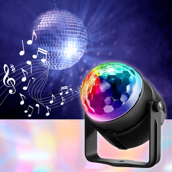 PROJEKTOR LED KULA DYSKOTEKOWA RGB REFLEKTOR DISCO zdjęcie 3