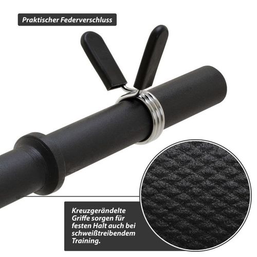 Maxxiva gryf, blokada sprężynowa, czarna, 160 cm na Arena.pl