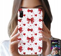 ETUI DO HUAWEI Y6 2019 - CZERWONE WSTĄŻKI WSTĄŻKA MODNE WZORY