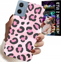 ETUI DO MOTOROLA E15 / G05 - RÓŻOWA PANTERKA PANTERA KOBIECE WZORY