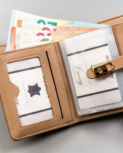 pojemny, rozbudowany portfel damski ze skóry ekologicznej - 4u cavaldi na Arena.pl