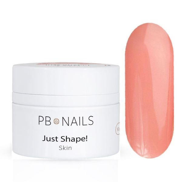PB NAILS Żel budujący Just Shape! - Skin - 50g - DUŻY zdjęcie 1