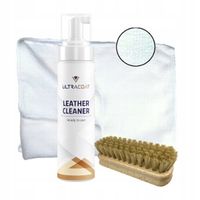Ultracoat Leather Cleaner 200ml + akcesoria do czyszczenia tapicerki skórza