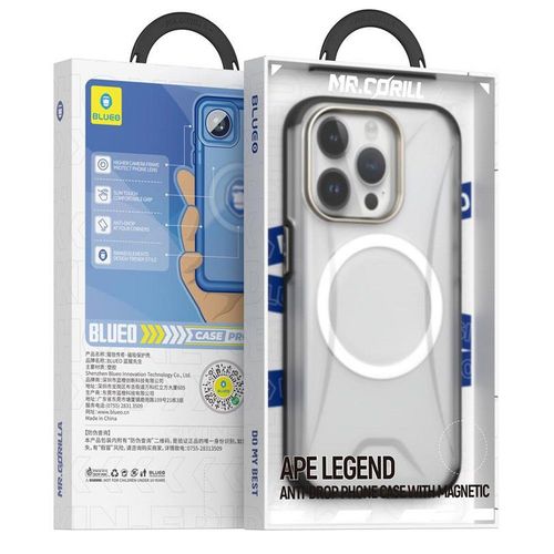 BLUEO APE Legend Anti-Drop Phone Case - Apple iPhone 15 Pro czarny na Arena.pl