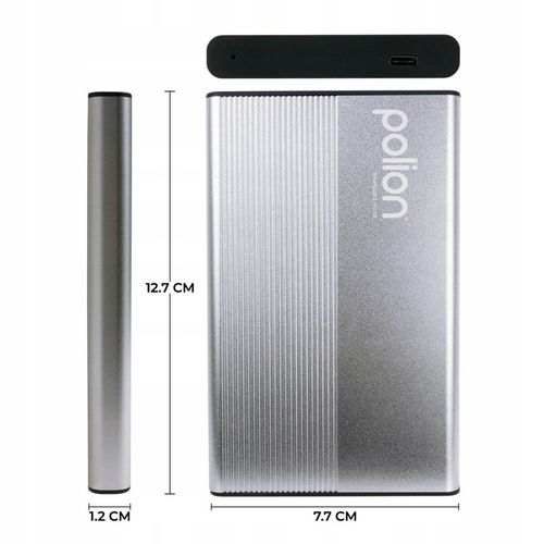 Kieszeń obudowa dysku HDD/SSD 2,5" SATA USB 3.2 USB-C -> USB-A | aluminium na Arena.pl