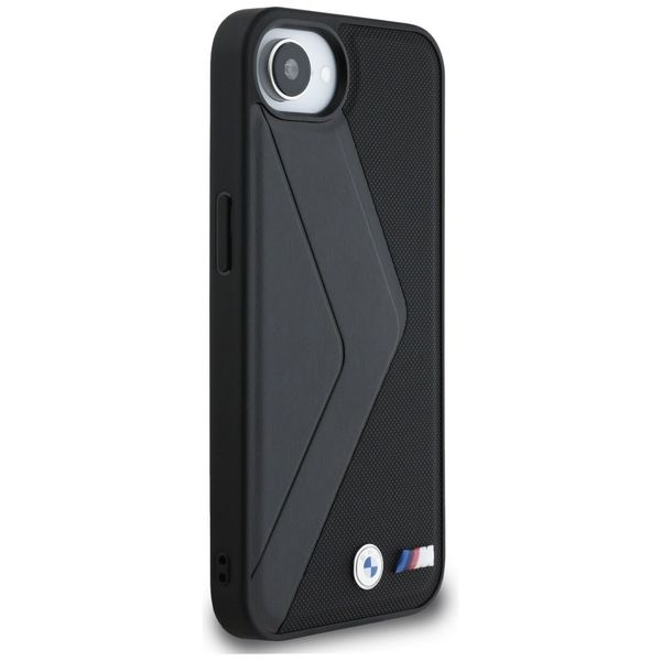 Etui BMW Oversized Stripes MagSafe do iPhone 16e czarny zdjęcie 4
