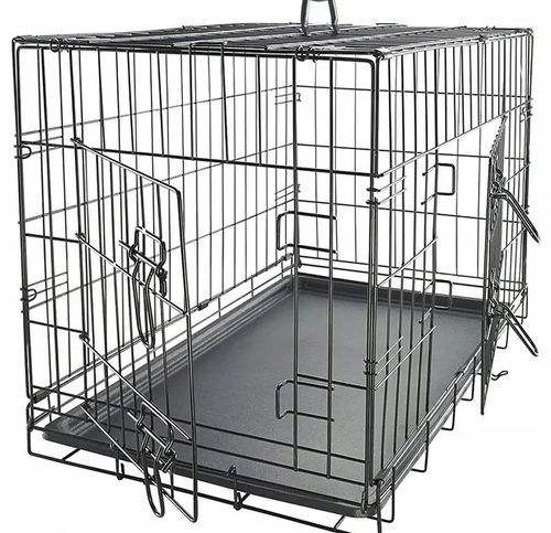 Klatka dla psa kennelowa metalowa Kojec transporter dla zwierząt na Arena.pl