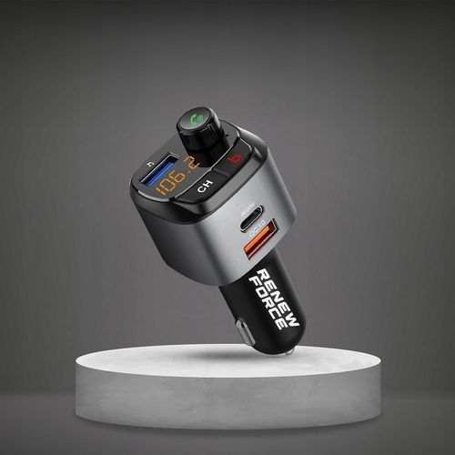 NAJMOCNIEJSZY Transmiter bluetooth FM samochodowy ładowarka 36W QC3.0 USB-C na Arena.pl