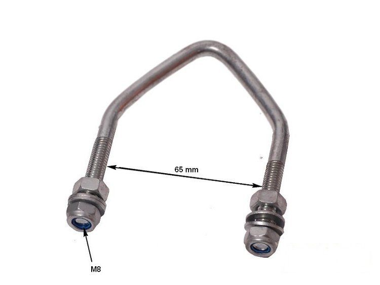 Metalowy uchwyt do siedziska M8 zdjęcie 2