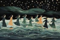 Plakat 45x30cm Nocna Procesja