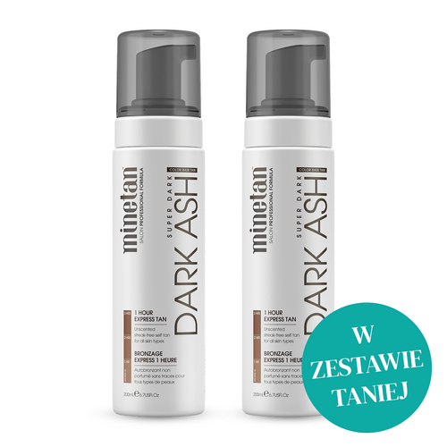 2x MineTan Dark Ash - Pianka Samoopalająca 2x200 ml na Arena.pl