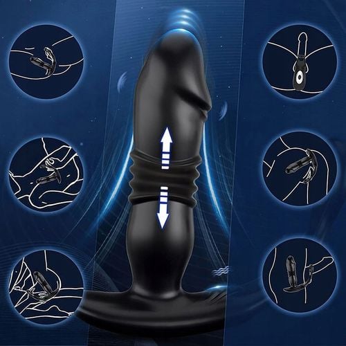 MASAŻER PROSTATY RUCH GÓRA-DÓŁ + RINGI NA PENISA I JĄDRA + MASAŻER KROCZA na Arena.pl