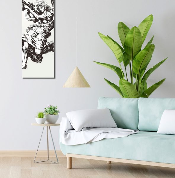 Obraz 30x90cm Anioł Wojny zdjęcie 2