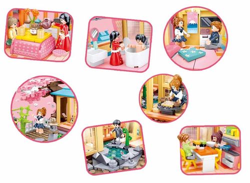 KLOCKI SLUBAN dla dziewczynek Duzy dom XXL w górach 1029 - B1017 na Arena.pl