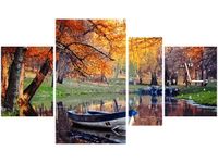 70CM 120CM OBRAZ 4 ELEM UROKLIWY ZAKĄTEK ŚCIENNY