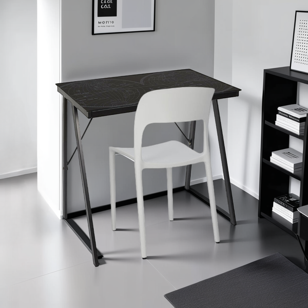 Krzesło Flexi białe z tworzywa zdjęcie 2