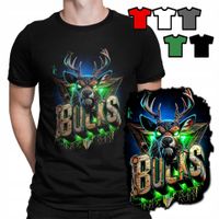 KOSZULKA T-SHIRT MĘSKI WZORY - Milwaukee Bucks KOSZYKÓWKA NBA - XL