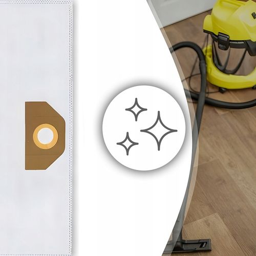 10X WORKI DO ODKURZACZA KARCHER WOREK WD 3 WD3 WD2 WD 6 SE 4001 V17 + na Arena.pl