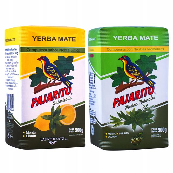 Yerba Mate Pajarito Limon + Hierbas 2x500g = 1kg zdjęcie 1