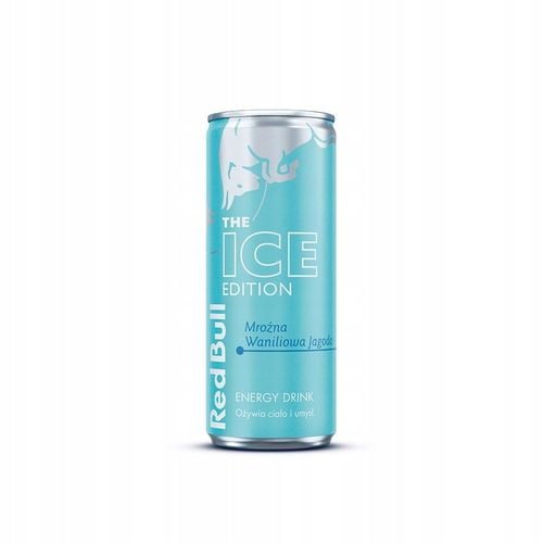 RED BULL Napój Energetyczny Ice Edition waniliowa jagoda 12x250 ml ZESTAW na Arena.pl