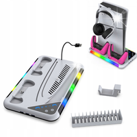 Podstawa ładująca do ps5 slim RGB chłodząca podstawa ładująca