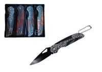scyzoryk z ozdobnym uchwytem i ostrzem składanym 16 x 2 x 1cm 788383