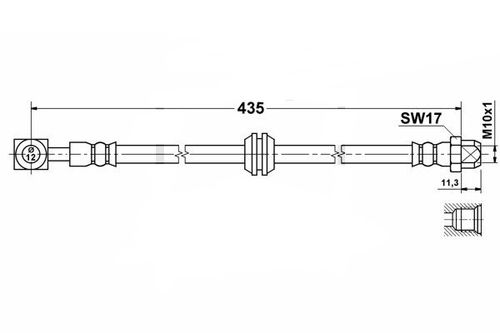Mini Cooper R50 R52 Zestaw Przewodów Hamulcowych Teflonowych W Oplocie na Arena.pl