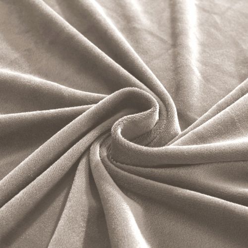 Pokrowiec Na Narożnik W Kształcie Litery ""L"" Beż Cappuccino Welur na Arena.pl