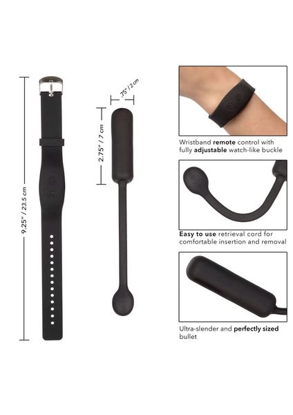 wristband remote petite bullet black zdjęcie 4