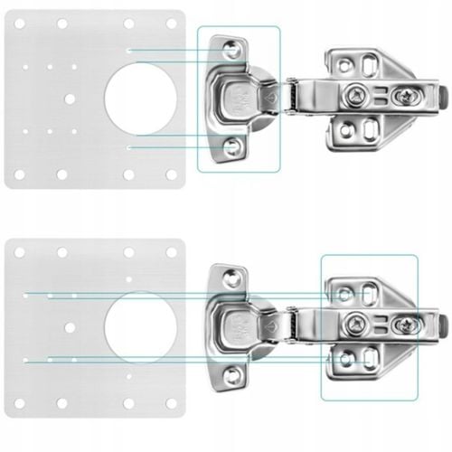 24x ZESTAW NAPRAWCZY ZAWIASU PŁYTKA NAPRAWCZA DO NAPRAWY WYRWANYCH na Arena.pl