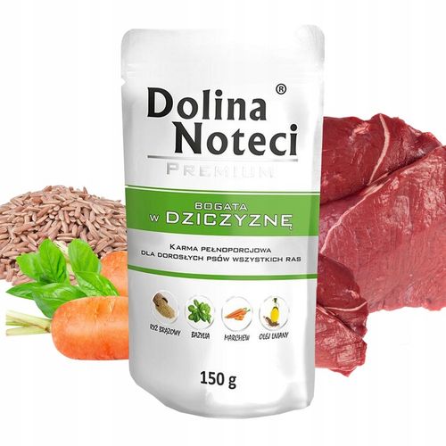 DOLINA NOTECI Premium bezzbożowa Karma mokra dla psa MIX Smaków 60 x 150g na Arena.pl