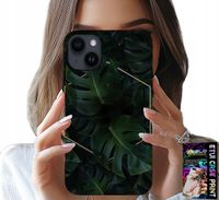 ETUI DO IPHONE 15 - ELEGANCKIE LIŚCIE MODNE WZORY NA CASE