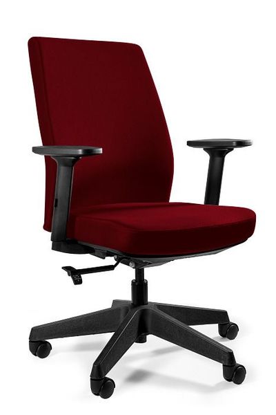 Fotel obrotowy, ergonomiczny, Work, deepred zdjęcie 1