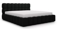 Łóżko tapicerowane Aura 180x200 czarne