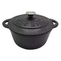 garnek żeliwny 22cm 2,4l kinghoff kh-1523