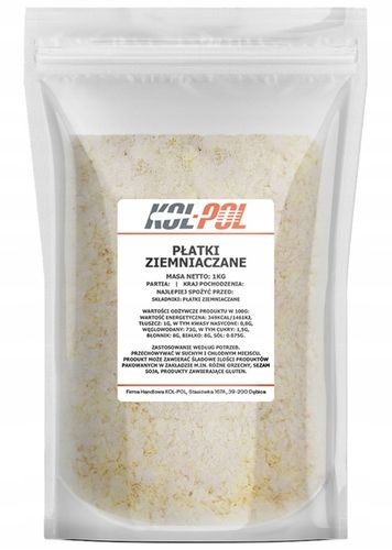 PŁATKI ZIEMNIACZANE 2,5kg Puree ziemniak naturalne | Kol-Pol na Arena.pl