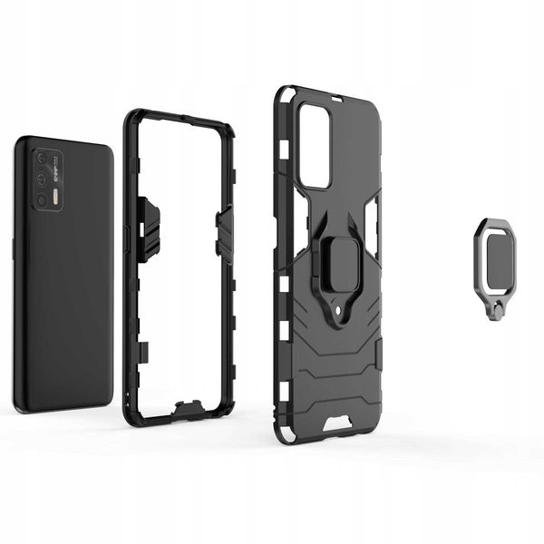 Spacecase X-Ring Realme Gt 5G Czarny zdjęcie 5