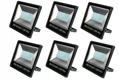 6x NAŚWIETLACZ HALOGEN 200W na Arena.pl