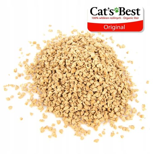 ŻWIREK DREWNIANY DLA KOTA CATS BEST ORIGINAL 10L ZBRYLAJĄCY NATURALNY EKO na Arena.pl