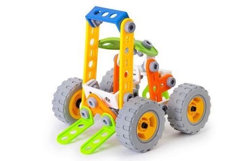 Klocki konstrukcyjne pojazd do składania 84 elementy na Arena.pl