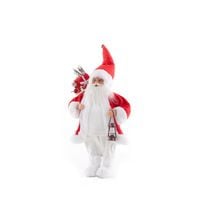 Figurka Święty Mikołaj Santa Claus 45cm biały + czerwony