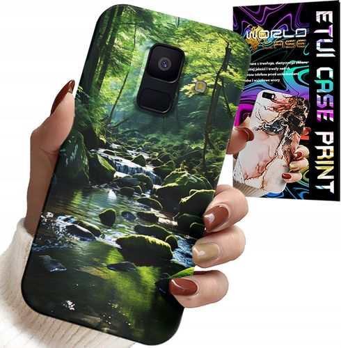 ETUI DO SAMSUNG A6 2018 - LAS RZEKA STRUMIEŃ PRZYRODA WIDOKI na Arena.pl