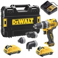 DeWalt Wkrętarka bezszczotkowa z wymiennymi głowicami 12V 2x 3Ah DCD703L2T