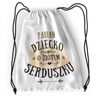 Plecak Sportowy Szkolny Dla Fabiana Syna Dziecka Z Nadrukiem Ze Zdjęciem