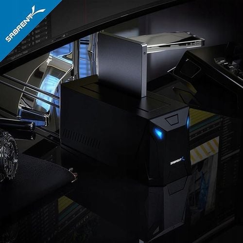 SABRENT SSD/HDD 2,5/3,5 cala stacja dokująca, obudowa dysków twardych na Arena.pl